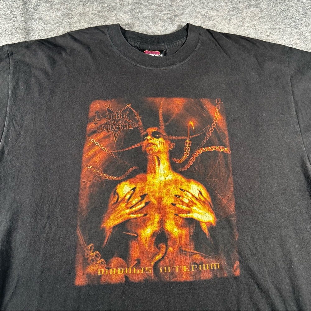 Vintage Dark Funeral Shirt Mens‎ XL Black Metal Y2K 90s Artimonde Band Tee Rare - Picture 2 of 10